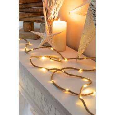 Guirlande décorative LED en corde Edvim