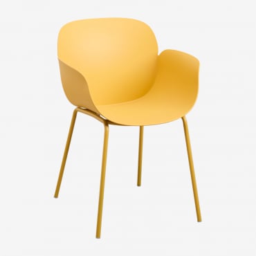Chaise De Salle À Manger Lynette Jaune Albero - Sklum