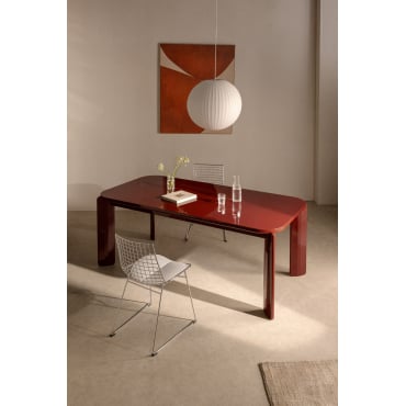 Table à manger rectangulaire 200x100 cm en MDF Geneva