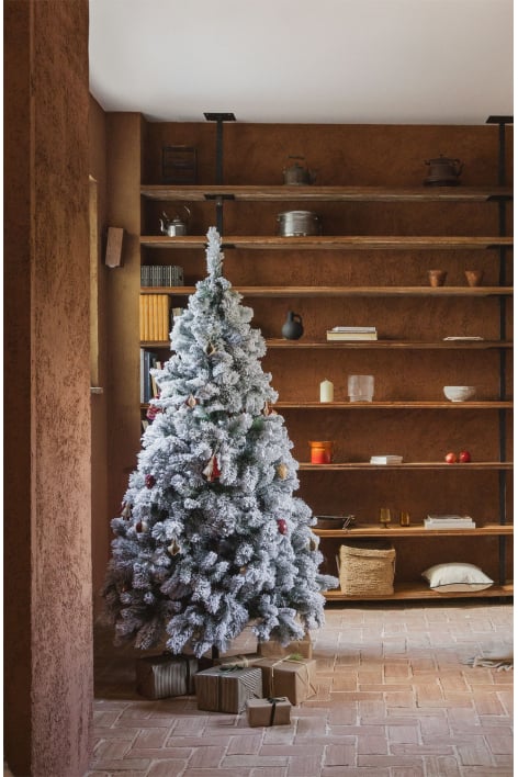 Sapin de Noël enneigé Aleix