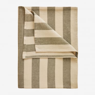 Nappe En Coton Efarin Vert Militaire & 170 X 250 Cm - Sklum