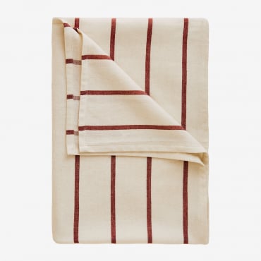 Nappe En Coton Gracilis Vin Rouge & 170 X 170 Cm - Sklum