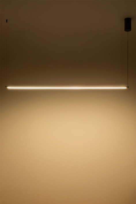 Lampe suspendue linéaire LED 120 cm en métal Bergene