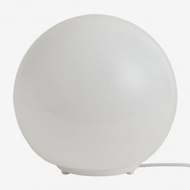 Lampe À Poser Jude Blanc - Sklum
