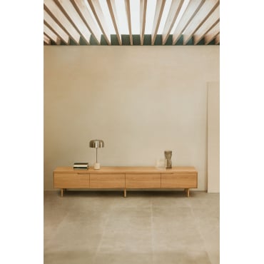 Meuble TV en bois Treveris