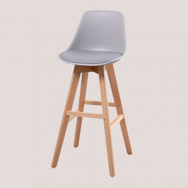 Tabouret Haut Nordic Édition Gris & ↑75 Cm - Sklum
