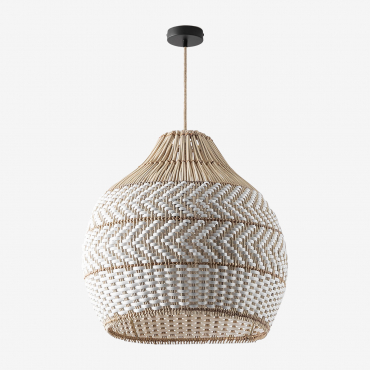 Lampe De Plafond Llaury Noir & Ø55 Cm - Sklum