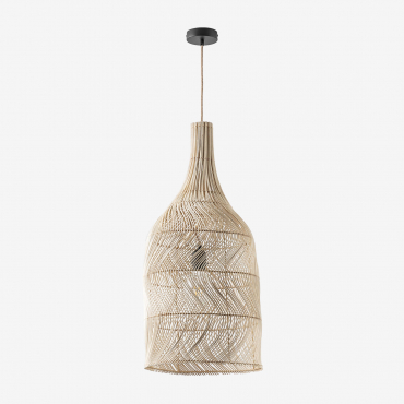 Lampe De Plafond Embid Naturel- Noir & ↑75 Cm Embid - Sklum