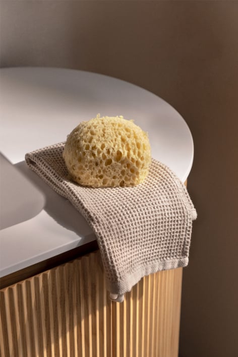 Serviette en coton gaufré Fiorala