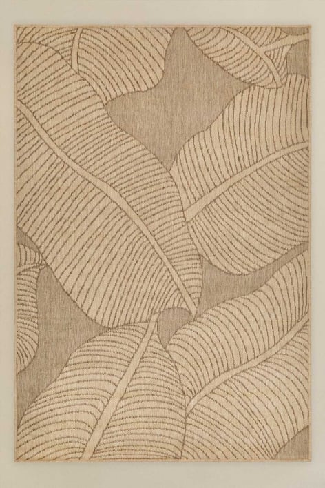 Tapis rectangulaire 200x300 cm polypropylène couleurs naturelles Ciana - Couleurs Naturelles