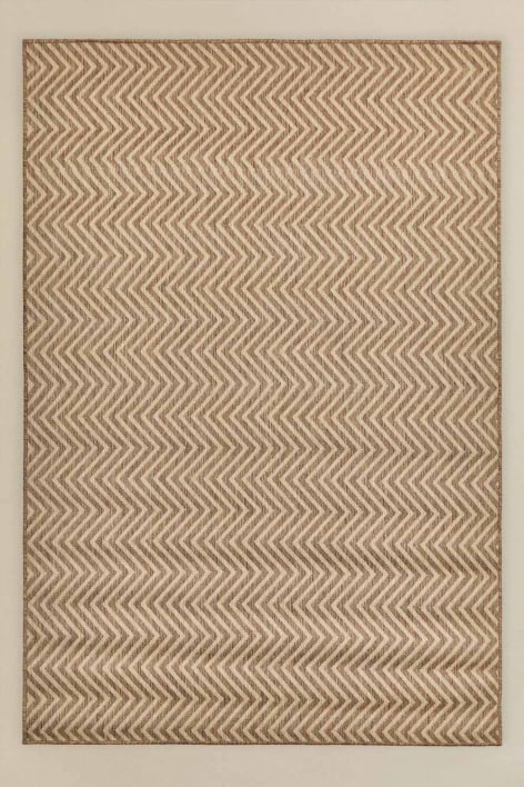 Tapis d'extérieur rectangulaire en polypropylène Damara