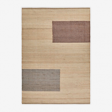 Tapis Brianda En Jute Et Coton Couleurs Naturelles & 230x160 Cm - Sklum