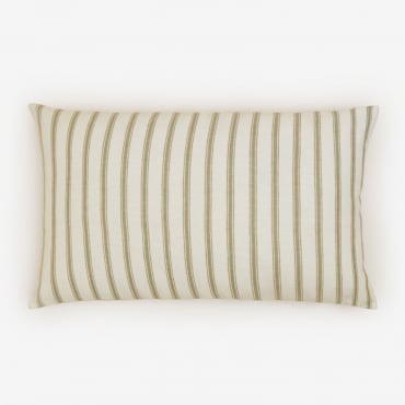 Coussin Rectangulaire 30x50 Cm En Coton Declan Blanc - Sklum