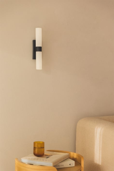 Applique murale LED en acier inoxydable Zarivo