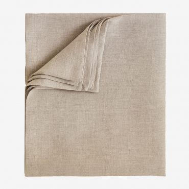 Nappe En Lin Zendan Beige Crème & 170 X 170 Cm - Sklum