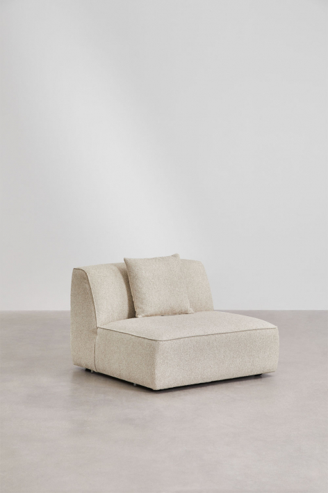 Canapé Convertible 3 Places En L Modulaire - Gris Nuage Velours, Sans Montage