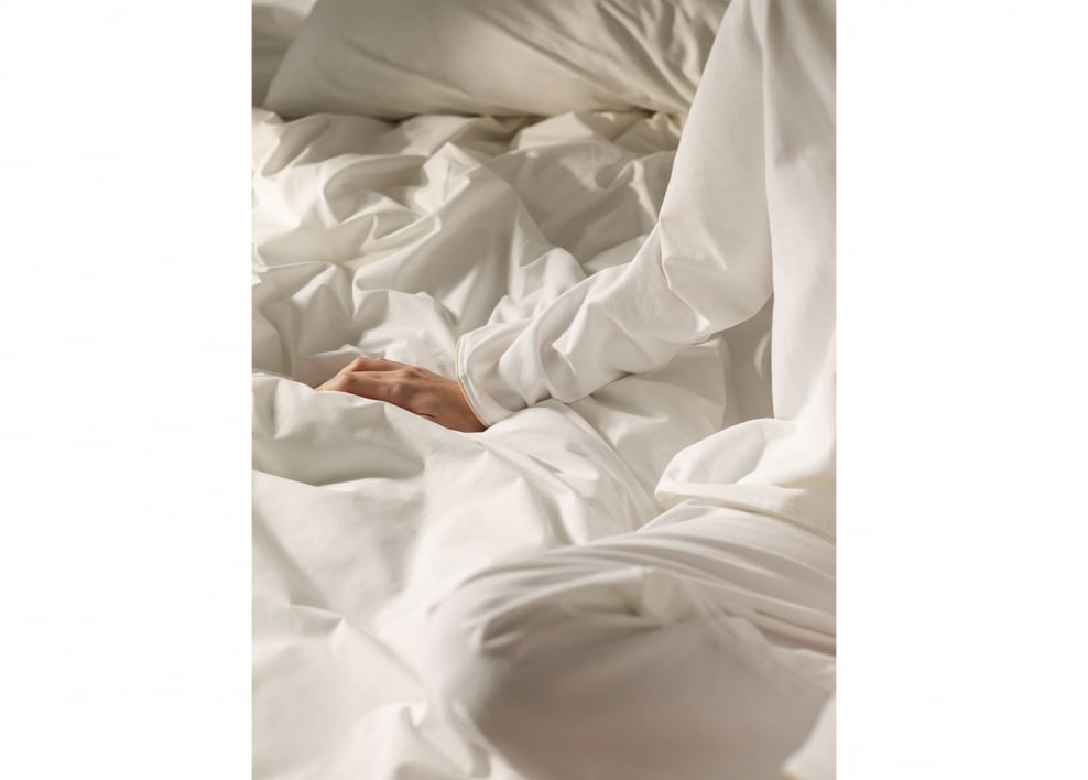Housse de couette en percale de coton 180 fils Lesia