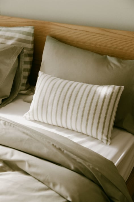 Coussin rectangulaire 30x50 cm en coton Declan