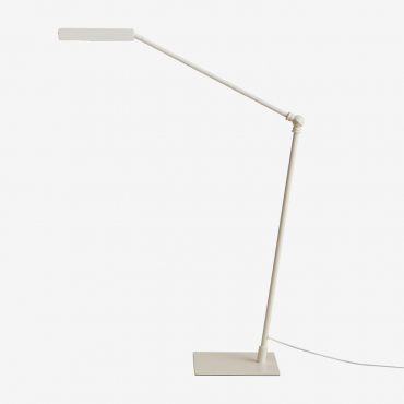 Lampe De Table Led En Fer Valtyn Blanc - Sklum
