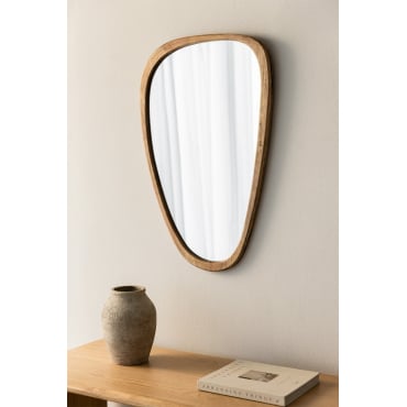 Miroir mural en chêne Arbidel