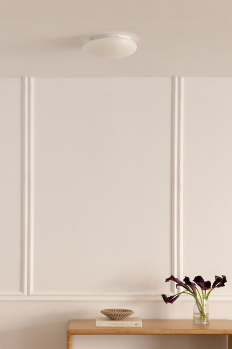 Plafonnier de plafond rond en fer Maksim