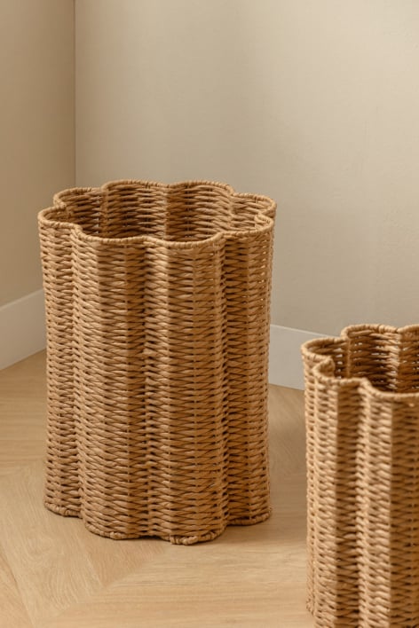 Panier en corde tressée et métal Tadinov