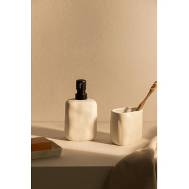 Set de salle de bain en grès Ganela