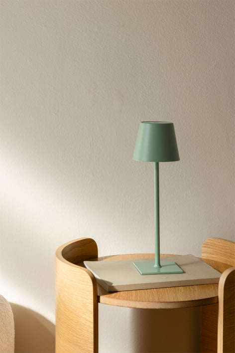 Lampe de table LED sans fil en fer Bolvir - Green bay