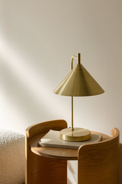 Lampe de table en fer Cambrea - Doré