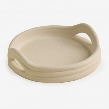 Plateau Décoratif En Grès De Moseirin Ø20 Cm - Sklum