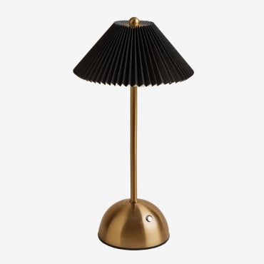 Lampe De Table Led Sans Fil Pour Extérieur En Fer Berila Noir - Sklum