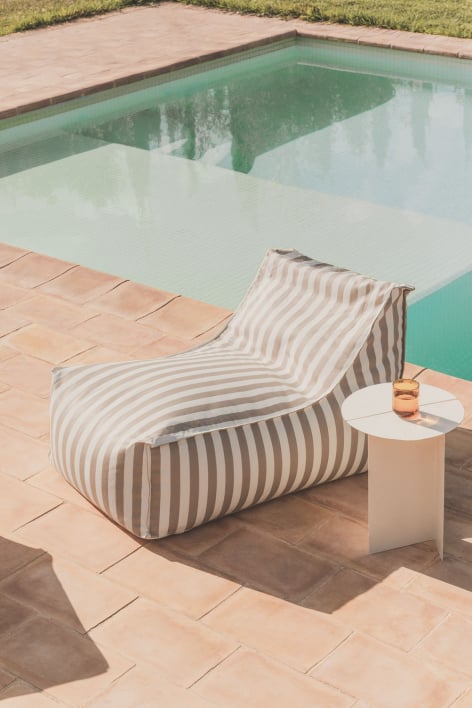 Fauteuil de jardin en tissu Sandel