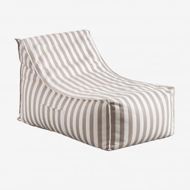 Fauteuil De Jardin En Tissu Sandel Brun Noisette - Sklum