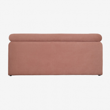 Tête De Lit Rembourrée De 180 Cm Cirene Tissu Rose Quartz & 150 Cm - Sklum
