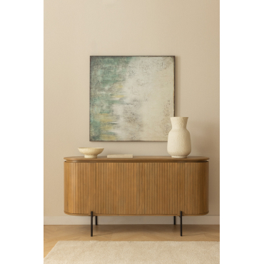 Buffet 160x45 cm en bois de manguier Analis