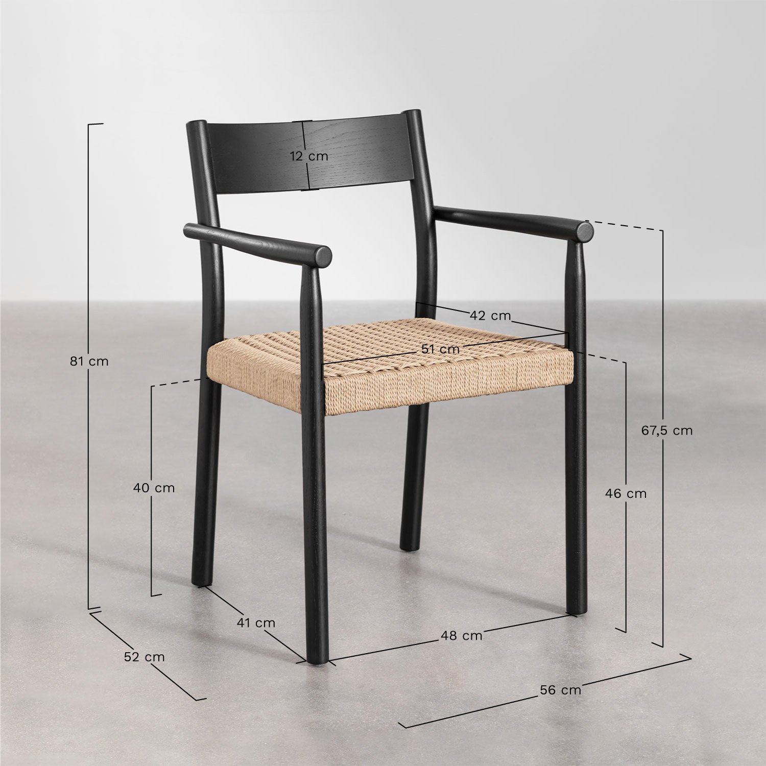Ensemble table ovale Agathe, 260x120 cm, en bois de manguier et 8 chaises de salle à manger en chêne Mara, mesures