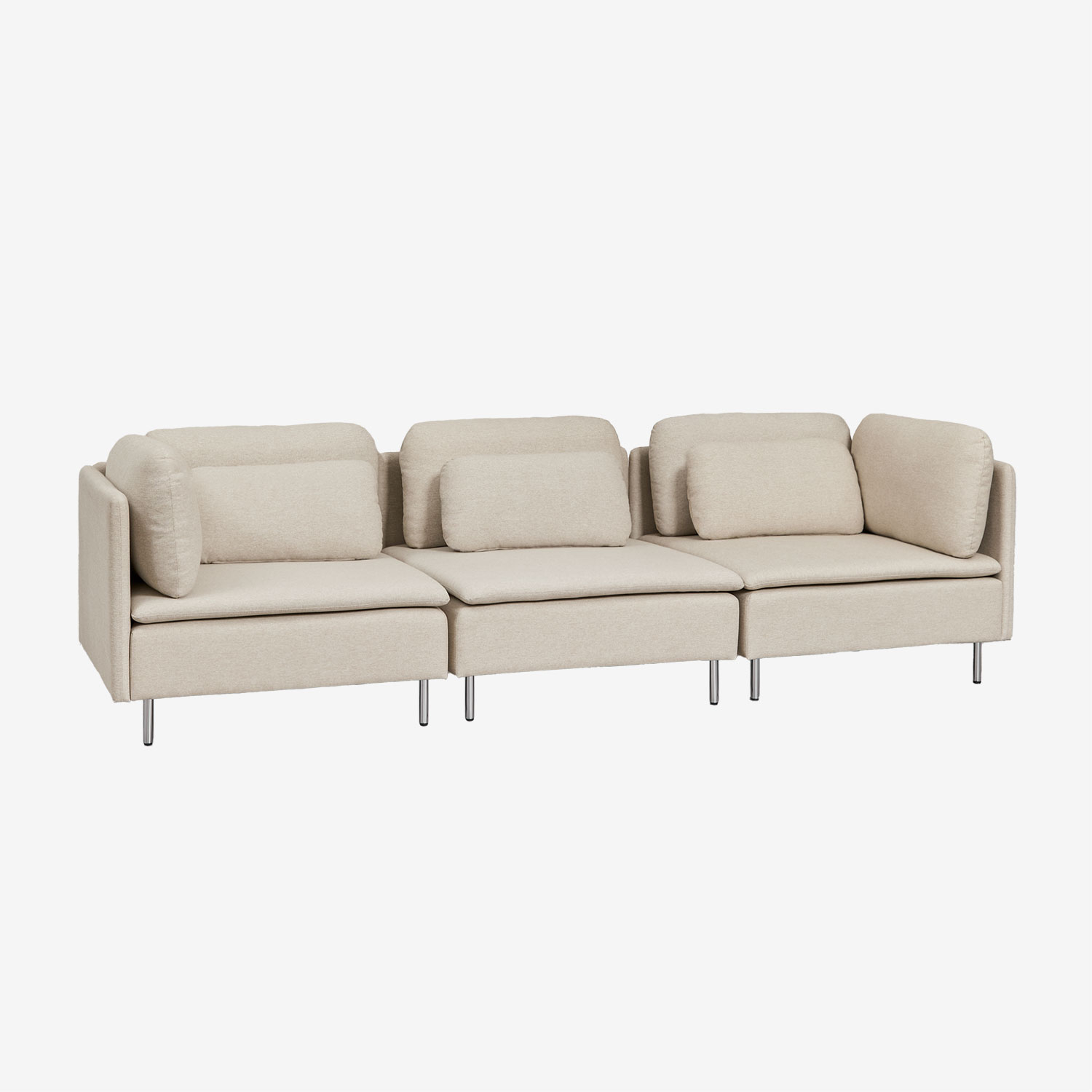 Canapé Oriol Sklum 3 pièces : le modulaire beige crème vaut-il son prix ?