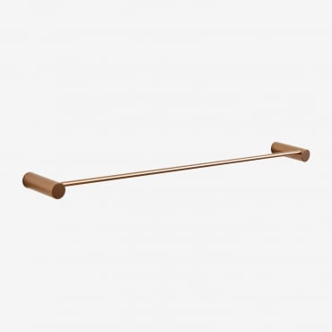 Toilettenhalter Mit Stange ↔︎60 Cm Pour Salle De Bain En Acier Inoxydable Devon Jaune Or Rose - Sklum