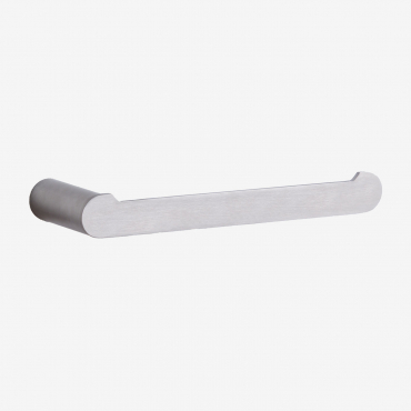 Porte-serviettes Mural Avec Barre ↔︎20cm Pour Salle De Bain En Acier Inoxydable Alameda Gris Chromé - Sklum
