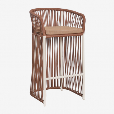 Tabouret Haut Sophie Nu Brun & ↑75 Cm - Sklum