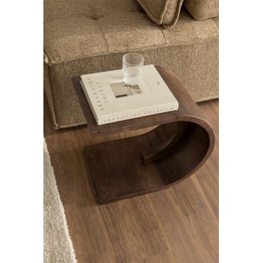 Table d'appoint 45x30 cm en bois Rigi