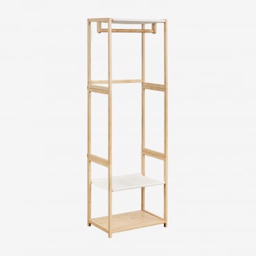 Armoire Ouverte En Bambou Deneb Naturel - Sklum