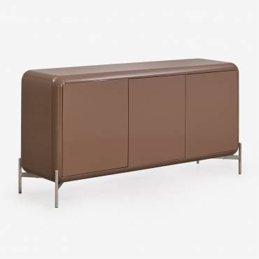 Buffet 160x45 Cm En Mdf Alazne Camel Brun - Sklum