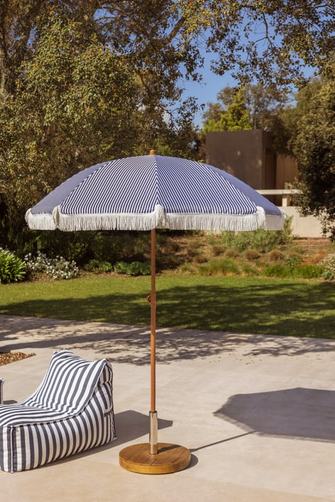 Parasol Miska Ø175 cm en tissu et acier