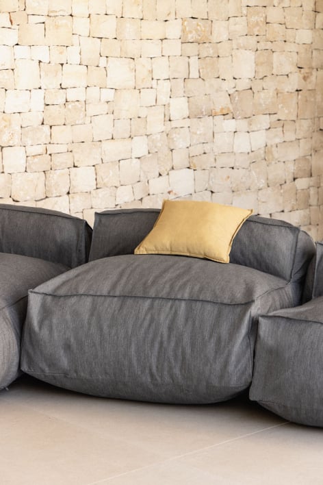 Fauteuil de jardin en tissu Dojans