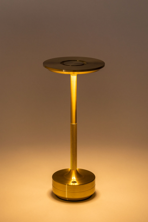 Lampe de table LED sans fil en aluminium Rivkin