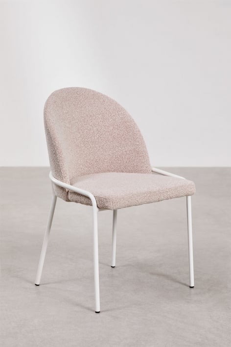 Lot de 4 chaises de salle à manger rembourrées Grolet