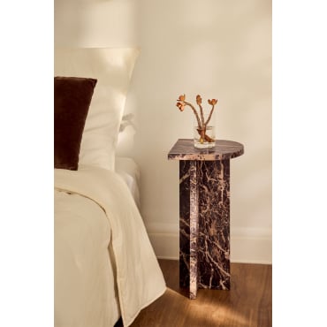 Table de chevet en pierre naturelle Corwel