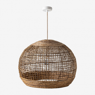 Plafonnier D'extérieur Udane Naturel - Blanc & Ø70 Cm Udane - Sklum