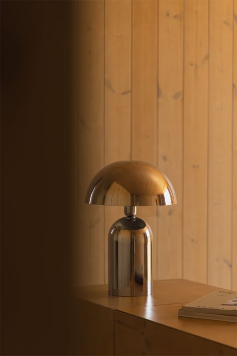 Lampe de table en fer Lenasia - Ø25 cm